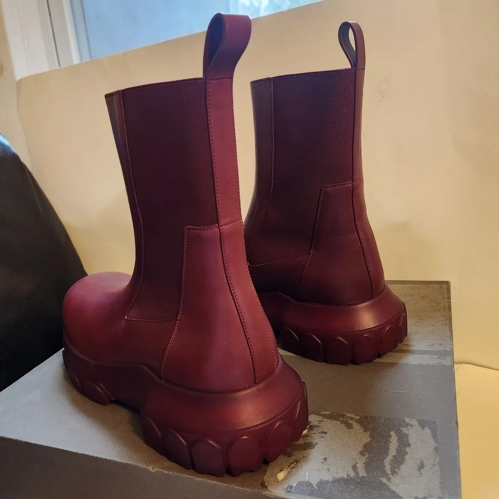 Rick Owens Edfu Beatle Bozo Tractor Chelsea Boots size 44.5 BNWB